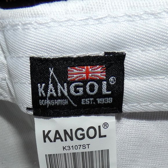 Fashionable Kangol Adjustable Cotton Baseball-style Cap HatWhite